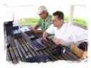 Roberto, KP4AOC working 20 mts. and Francisco, NP3OD in charge of the log network and digital set up.