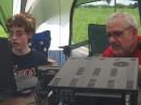 Stuart and Dan, KB6NU at the ARROW GOTA station.