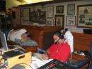 The wee hours with WB5IZD and KE5MBA asleep at the mikes.