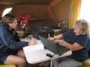 KD7CNQ, Stephanie at the mic and KE7SGU, Carolyn logging at the SSB station.