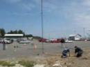 The towers are tipped up and then secured. Standing K7WAT &amp; W7TOM; kneeling KE7SEV &amp; KE7WFO