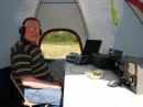 The HF CW station with Al VE3FZ