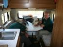 The HF Digital station with Mike VE3OX (catching some ZZZs the morning after the all nighter) and Brian VA3BRW