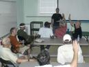 Jeff Cole, N4XGI, conducts RF/Electrical Safety Training to group prior to beginning of the FD event