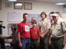 Rob Smith - AB2UV with some of the participating scouts.