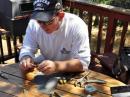 Newcommer Jim immediately put to work building a Balun