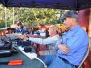 Joe (K6PHB), Ron (KK6I), and newcommer Jim, checking out the performance of the off-center fed dipole.