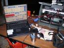 My operating position IC706 MKII G with LDG auto Tuner and an Itronics PC