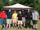 Rifles &amp; Radios Saturday afternoon team.  From left to right; Brian, K5GBW; Luke, KB9UIZ; Martin, WV9M; Adam, KB9UKX; Alex, KB9UIY; James, KB9WEH; Paul, W9DWP.