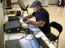 Jim Harrison KR4WU setting up 80m station - made over 200 contacts!