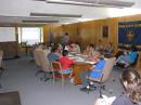Scouts working on their Radio Merit badge.