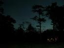 Obligatory picture of the tower and beam above our operating position just before dark.