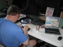 N0MFD working PSK31 using portable set-up.