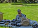 Field Day Chairman Doug Altman, ke0si, working the club IC7000.