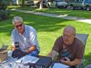 Wayne Reed kd0ftm and Duane Burtis wd0eem working the IC 706