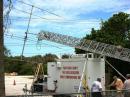 The Tower Generator Trailer provided by the Palm Beach County Fire Chiefs