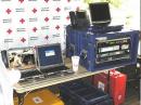 The American Red Cross Demonstrated the Satellite Communicates Equipment to the General public.