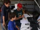 Alan Todd (W7TE) coaching the GOTA station