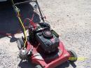 Dell Howrey actually put this lawn mower generator together.  Last winter when the electric power was out, he used it to provide power to his stove to heat his house.  