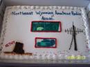 Special Field Day cake made by Donna Undersood (K4EMR)