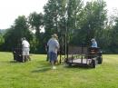 The four-wheeler relocates the Rocket Launcher.  Much easier than carrying it!