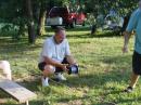 Gary, KB8MYC, making dipoles.