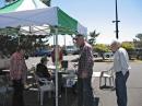 N7OY Information Booth and our GOTA station KE7FTI. The wind had threatened to blow our booth away!