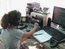 Frances finding new stations to work just before quitting time.
