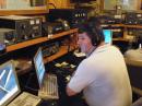 Tad, KC5DPT, Digging the contacts out of the noise.