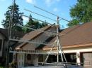 The low bands mounted on a 3' Radio Shack tripod bolted to a Yakama roof rack.  All feedlines are short runs of LMR400.