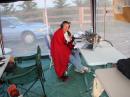 W0AUS 222 MHz Op Rich, N0HJZ, looking cold in the morning!