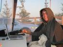 W0AUS 432 MHz Op Ron, KA0RYT, trying to warm up the weather with some good 432 action!