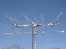 Snow and ice and antennas do not mix! The 432 array of K4EME.