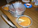Bunkhouse Ham 'n Beans, Cornbread, and Shrimp for Friday's Pre-contest Meal