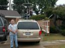 Just completed the 10-band setup in and on the van when it started raining (of course).