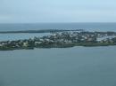 Aerial view of Placencia, Belize