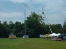 The K4TS 2003 Field Day site all stations up and operating