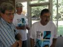KZ0P, KB0YWM, and KA0MR preparing the 20m PSK station