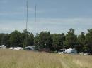 The NG5M FD 2003 site as viewed from the CW tent.  "The home of the 2A HF QSO Champs!" 