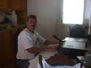 Phillip (AF4NP) at the 20 meter station.