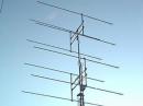The just completed 8 X 25 element yagis at 106 ft. The tower 
and antennas were all new this summer. 