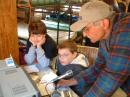 KB3OVB, Al, explains the finer points of SSB communications prior to a contact with Dutch Scouts, from W3TSR