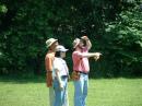 (L. to R.)Bill AB2HZ, Linda and Cliff KC2CXL laughing at us!