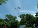 The 40 Meter beam is up!