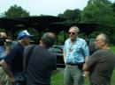 (from L. to R.) Dan AA2HX, Efrem W2CZ(back to camera), Frank Fallon N2FF, Hudson Division Director, and Bob AC2G
