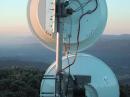 NR6CA - Rear View of Randy Bynum's 10GHZ and 24GHz station.