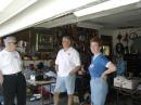 Paul, Phil, and Pam considering where to put the Generator.