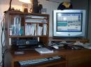My wife thinks my hamshack desk is a mess???!!! 