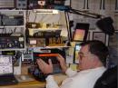 Here I'm explaining the finer points of contesting to my XYL.
&lt;P&gt; NB4K