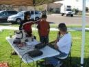 The N4XU Satellite Station with W3BWD &amp; K4EME
"bird hunting".
